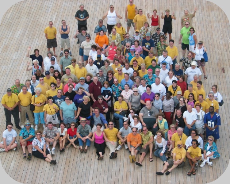 Cruise Trek group, Caribbean 2004